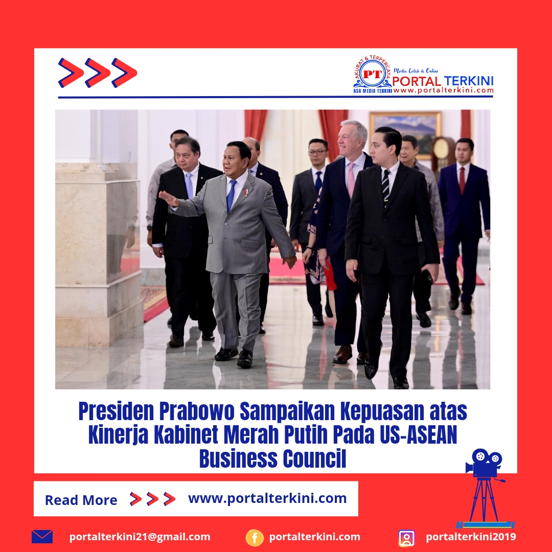 Presiden Prabowo Sampaikan Kepuasan atas Kinerja Kabinet Merah Putih Pada US-ASEAN Business Council